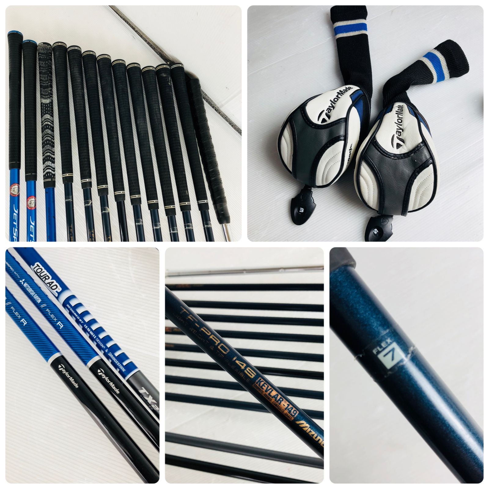 豪華 13本 BRIDGESTONE ブリヂストン TaylorMade テーラーメイド