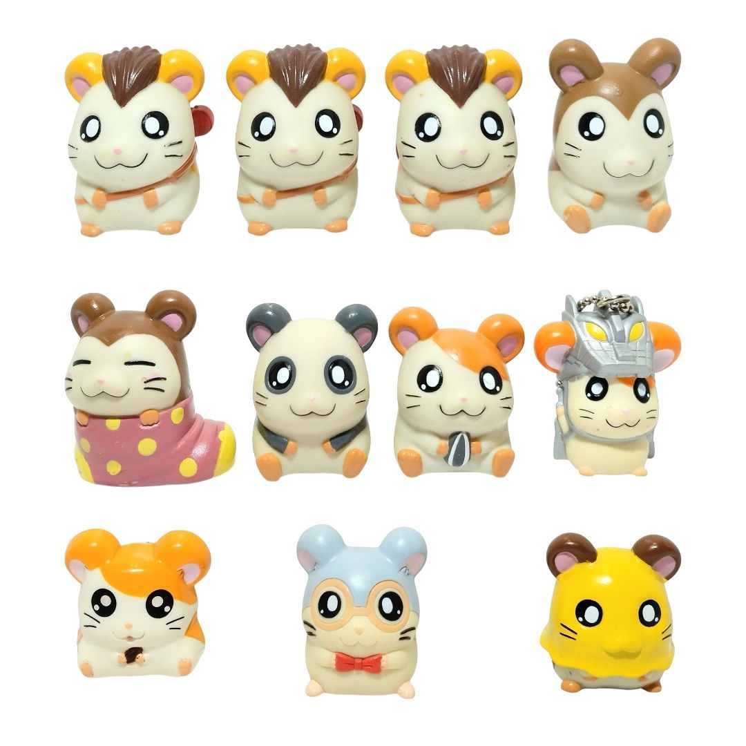 とっとこハム太郎 ソフビ 指人形 / キーホルダー / マグネット 計11点