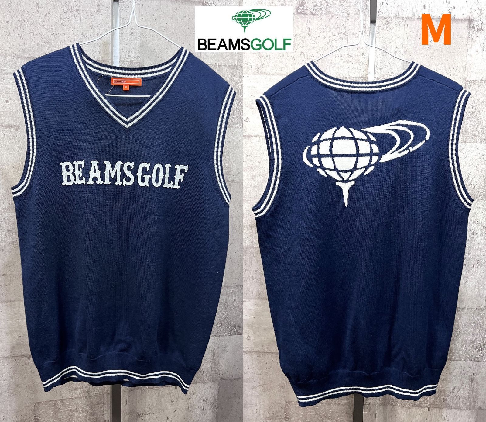 【美品】ビームスゴルフ BEAMS GOLF メンズ フーディー ベスト M ビームス ゴルフ ニットベスト M メンズ BEAMS GOLF ベスト - メルカリ