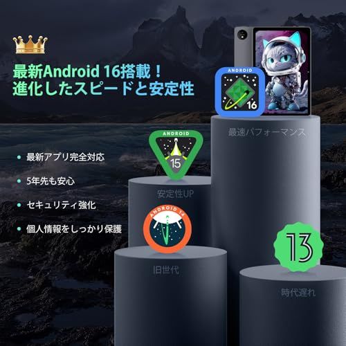 Android 16 タブレット 11インチ 大画面 アンドロイド16 タブレット Wi