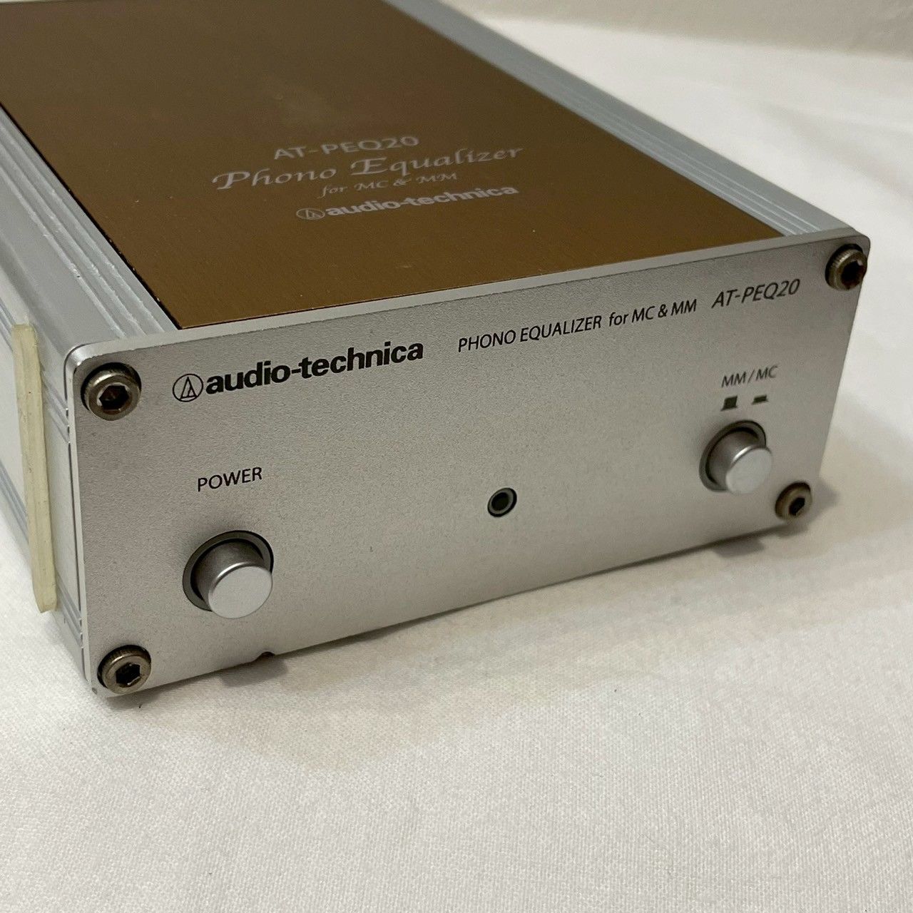 美品】audio/technica/AT-PEQ20/フォノイコライザー/MM/MC対応/箱付属