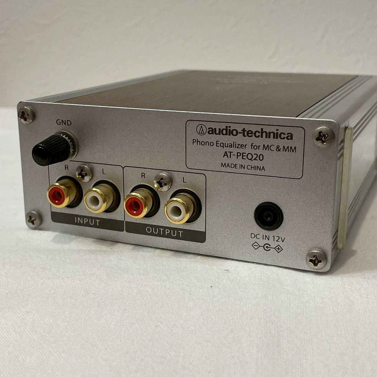 美品】audio/technica/AT-PEQ20/フォノイコライザー/MM/MC対応/箱付属