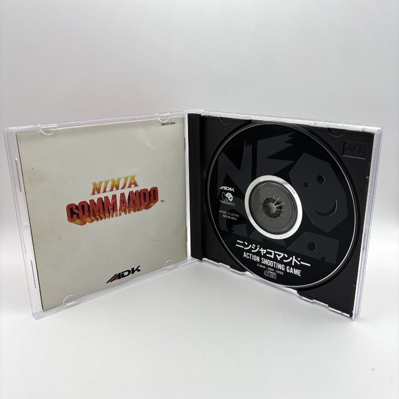 動作品 NEO GEO CD ニンジャコマンドー NINJA COMMANDO ネオジオ NCD NGCD ADK
