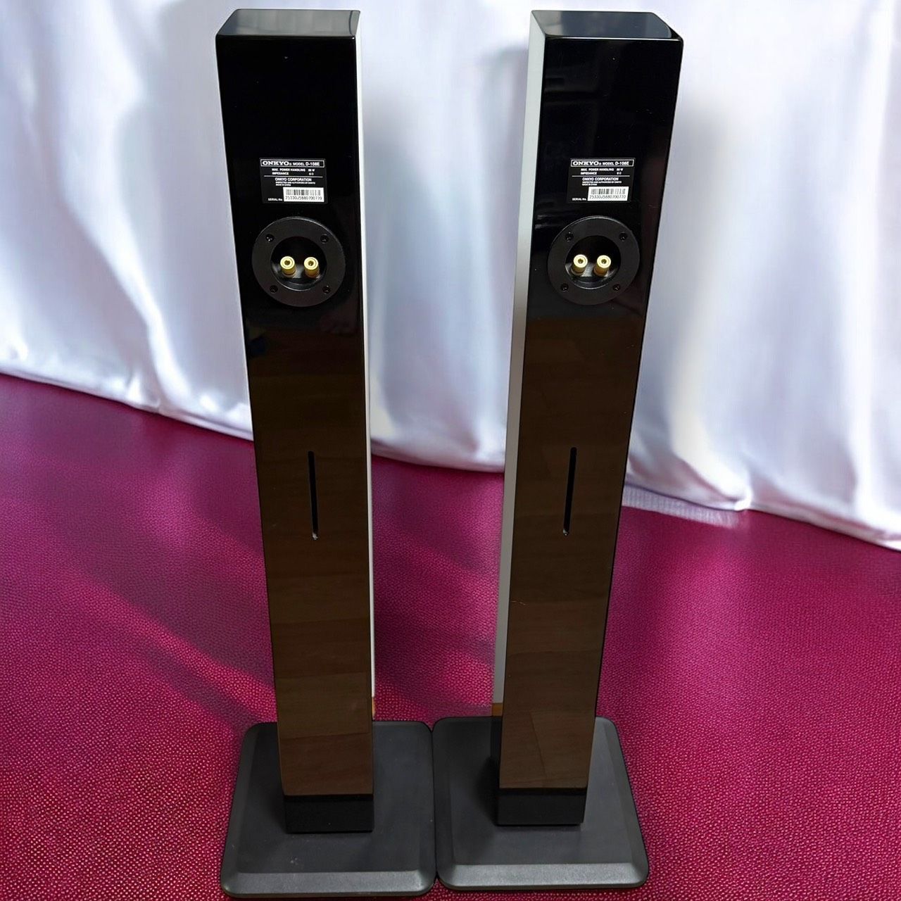 ☆送料無料 美品 ONKYO オンキョー D-108E B ブラック トール