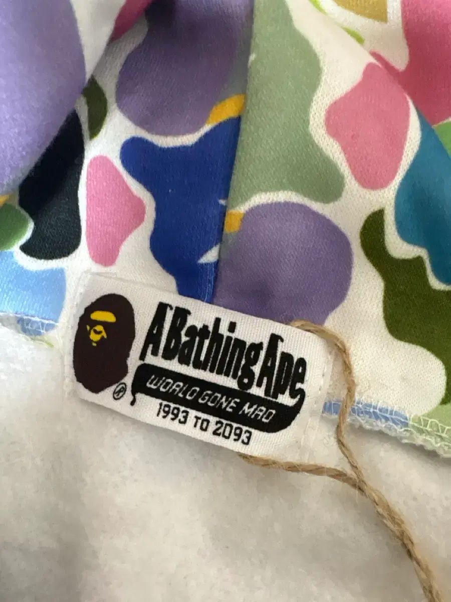 BAPE ベイプ マルチ COLOR カモ フラ フードジップアップ