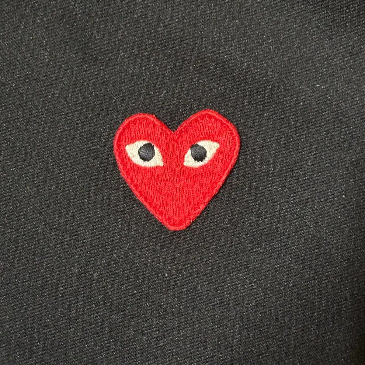 SSS級 COMME des GARCONS コム デ ギャルソン フードジップアップ 黒 L ほぼ