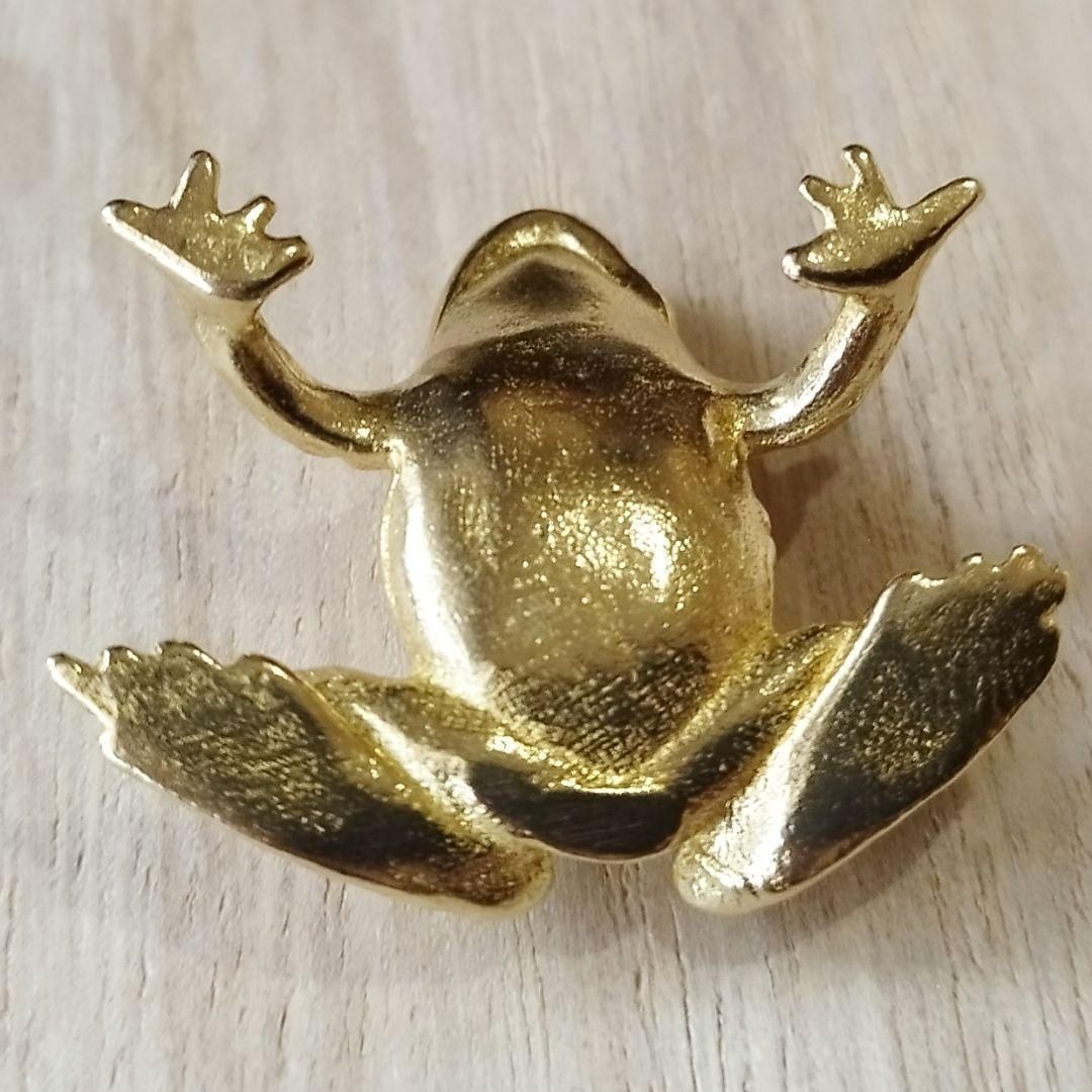 A28 真鍮製 金色カエル置物｜金運・財運・幸運を呼ぶ風水インテリア