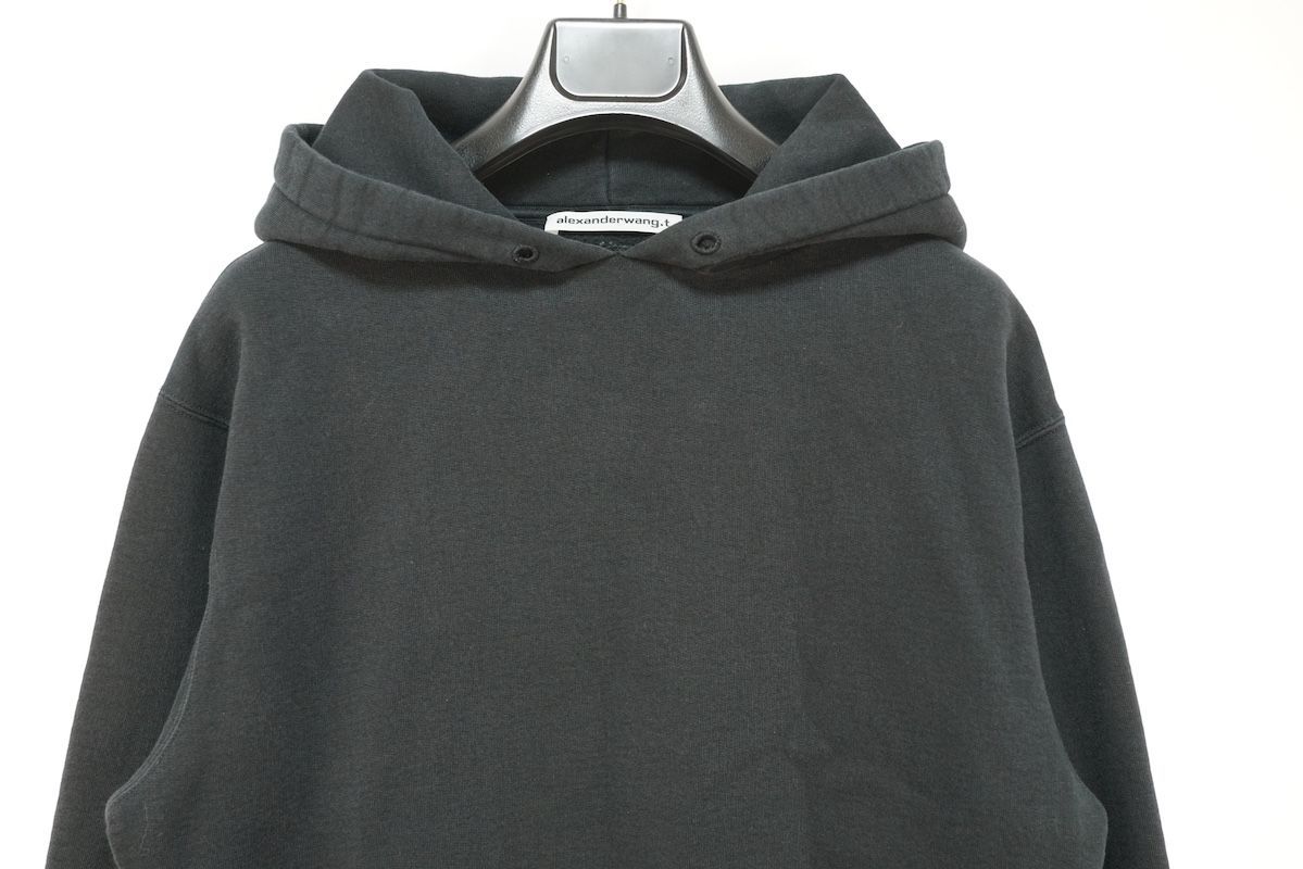 alexanderwang.t アレキサンダーワン クロップド丈 フーディ