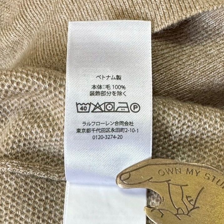 POLO RALPH LAUREN ポロ ラルフローレン 現行 QR タグ WASHABLE MERINO 