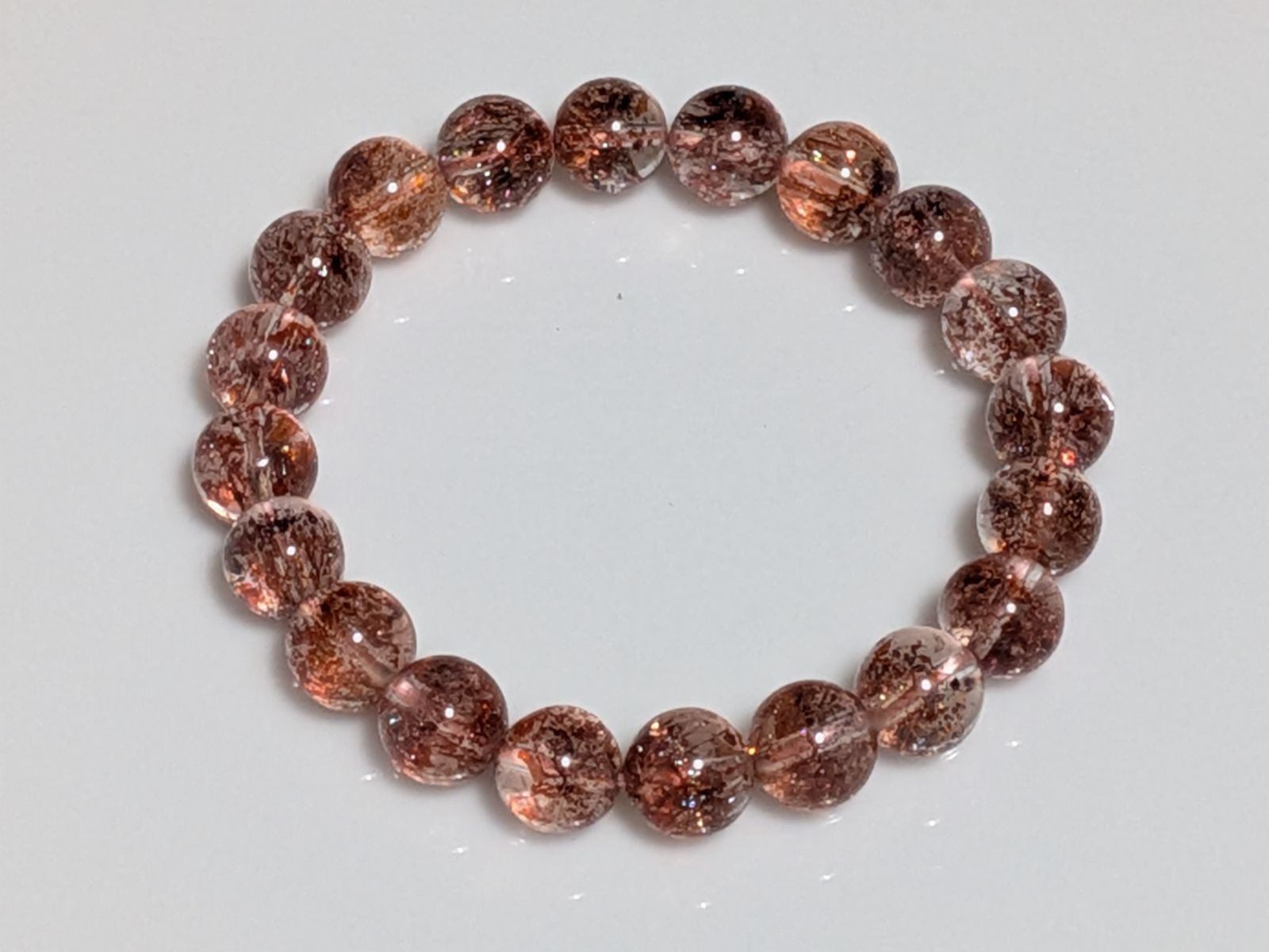 パワーストーン 天然石 レッドスーパーセブン 8mm 14cm No.588 - メルカリ