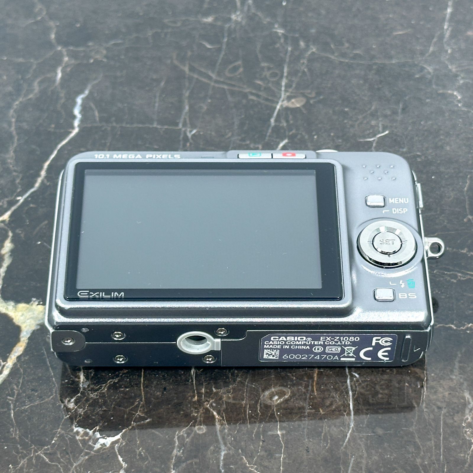 CASIO EXILIM EX-Z1080 グレー デジタルカメラ 1010万画素 光学3倍