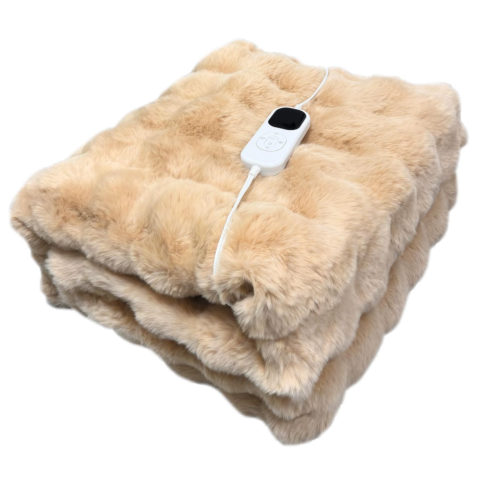 特価セール】電気毛布【表面兎毛調+裏面ポリエステル素材】掛け敷き