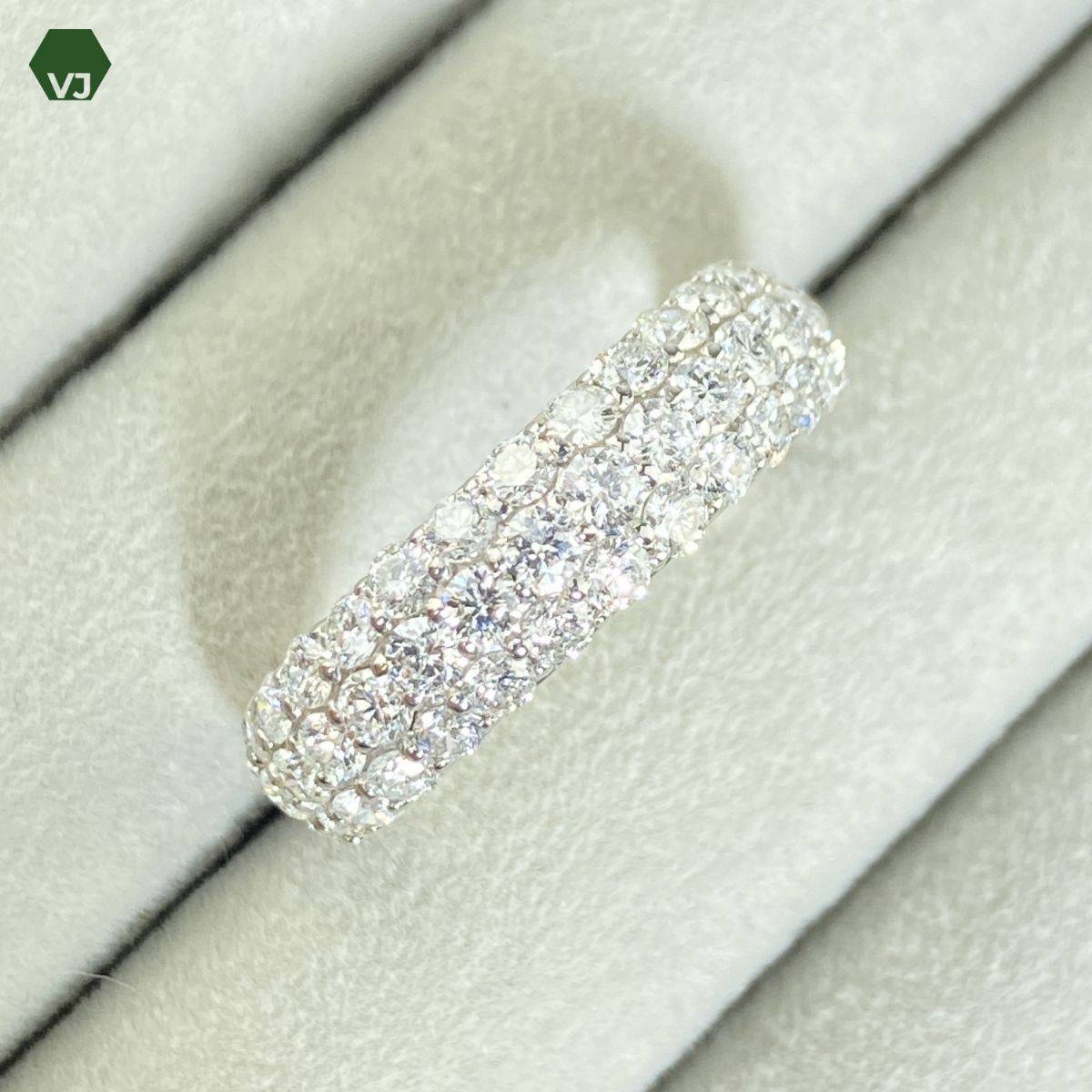 32-20 ダイヤモンド リング D 2.00 ct PT 900 16号 By vivid-J