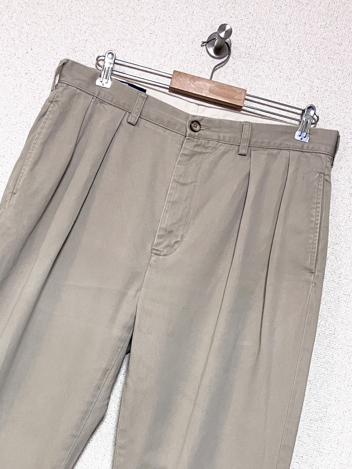 Polo RALPH LAUREN】90s ANDREW 2タック チノパンツ 35/30 ポロラルフ