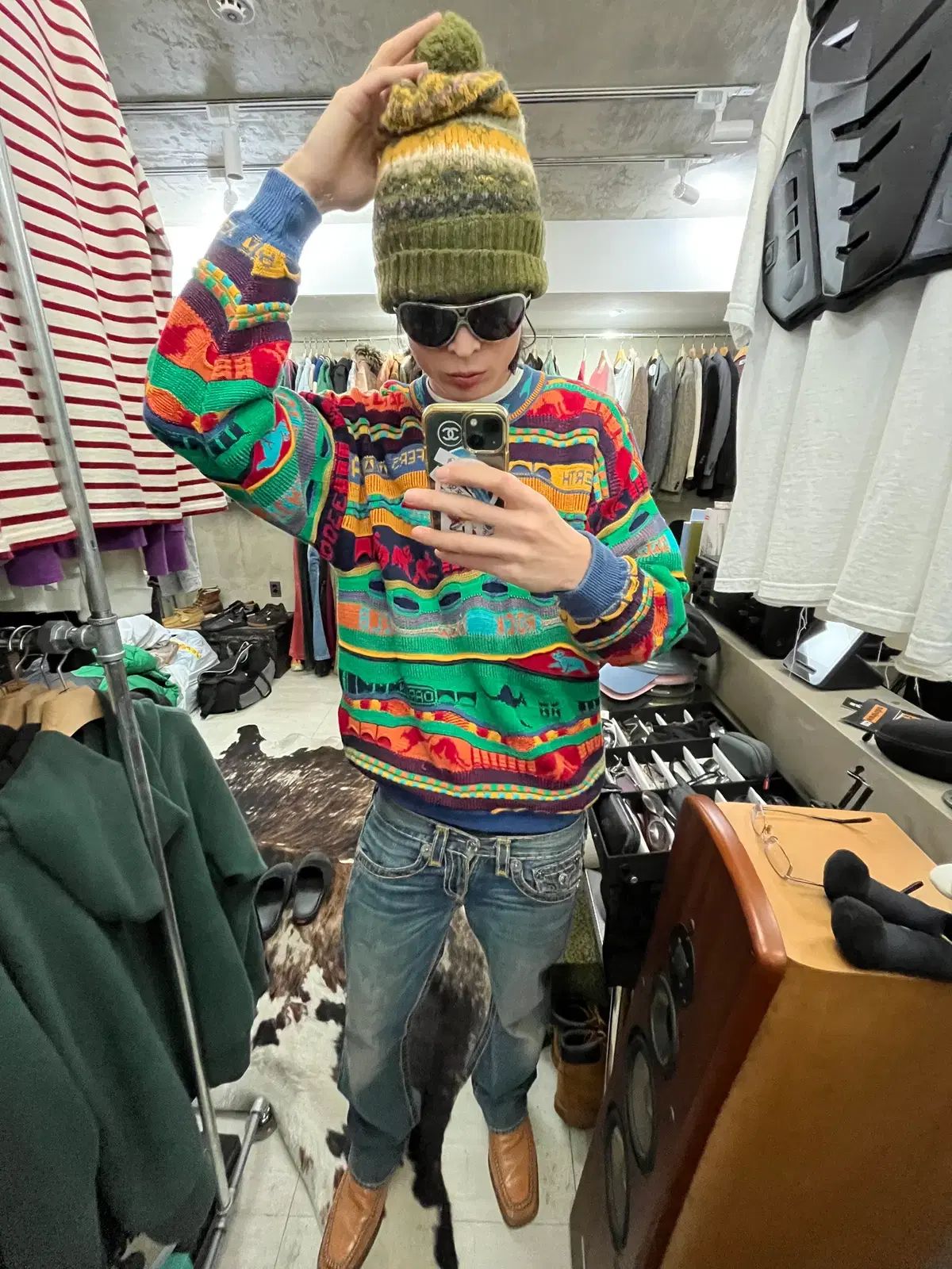 EMAROO AUSTRALIA CABLE KNIT (L)