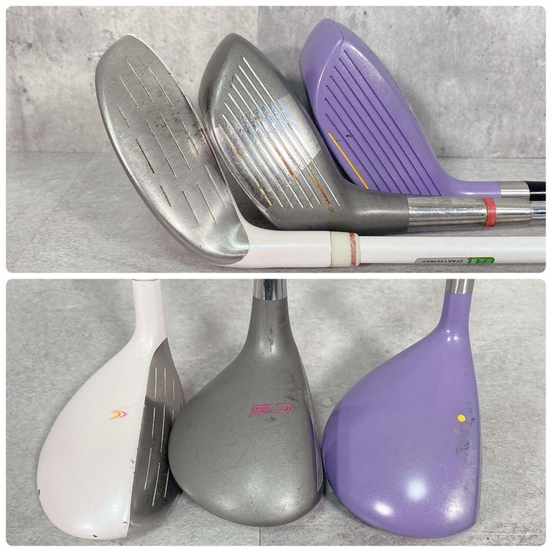 V553 レディース ゴルフ クラブ セット 初心者 ビギナー 格安 赤