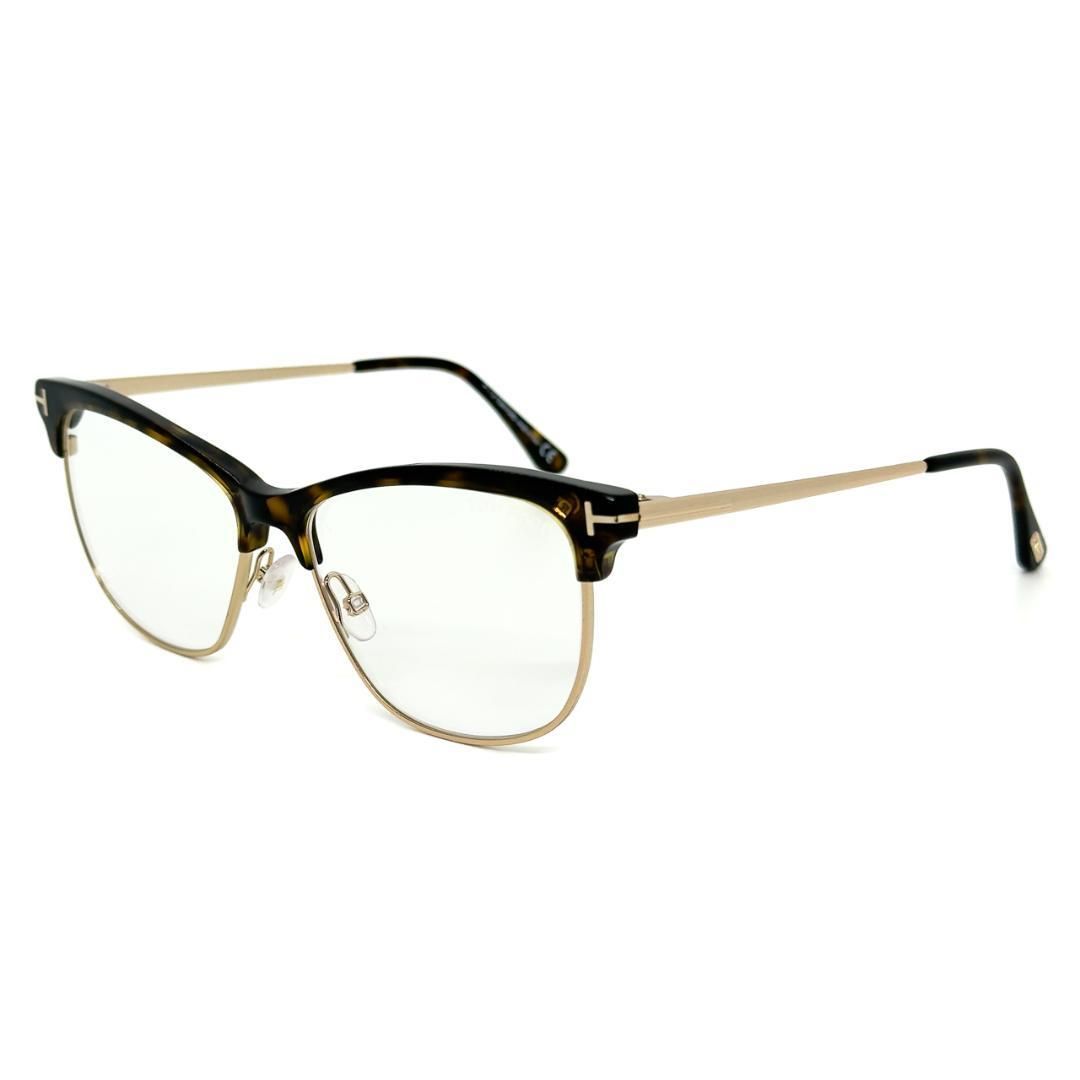 TOM FORD トムフォード PCメガネ TF 5546 B 54 mm ハバナ ゴールド ブルーライトカットレンズ メンズ レディース イタリア製