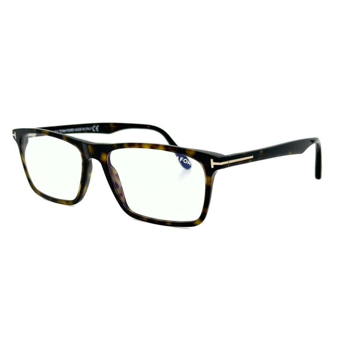 TOM FORD トムフォード PCメガネ TF 5681 B ハバナ ゴールド ブルーライトカットレンズ メンズ レディース イタリア製