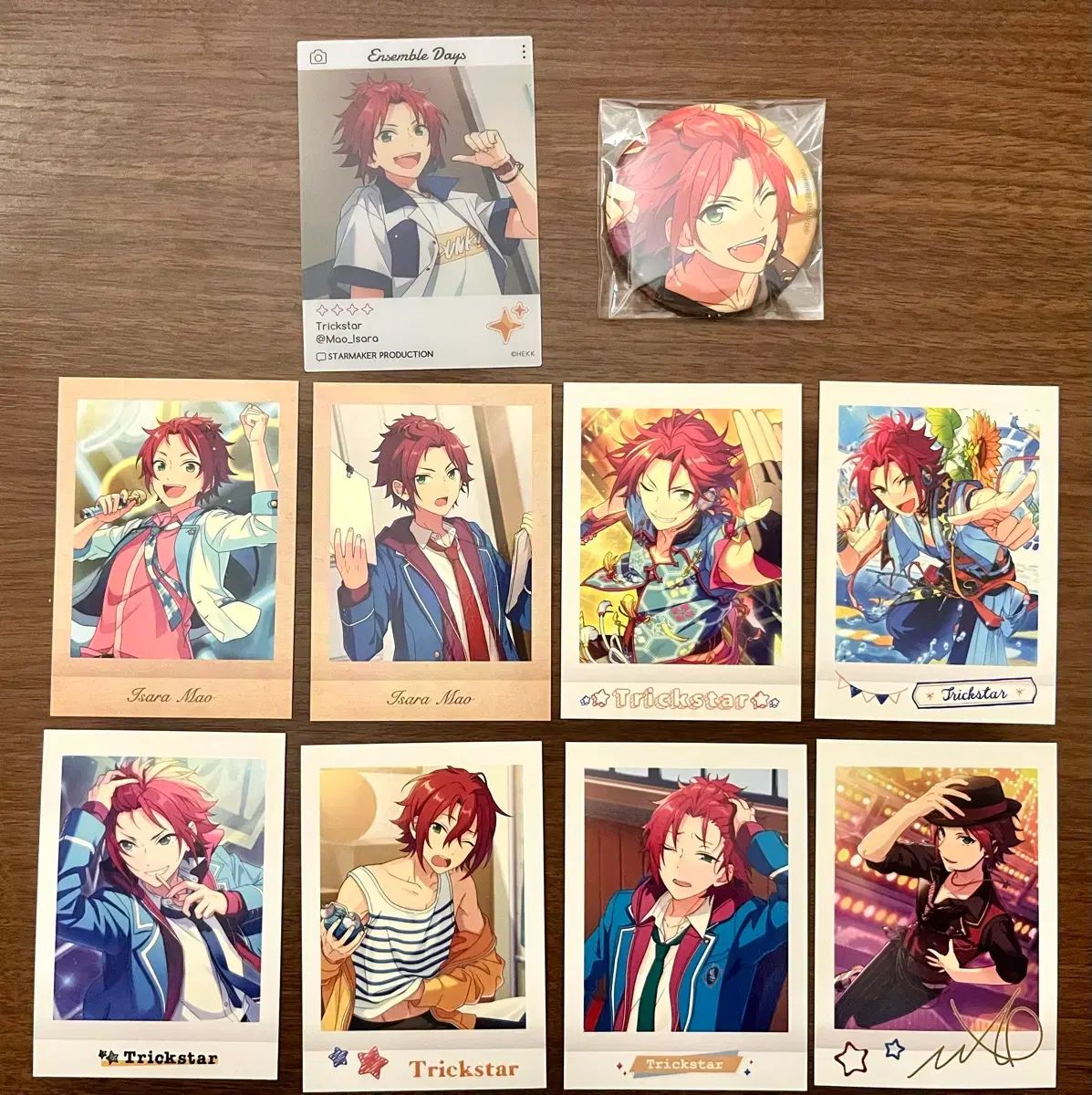 まとめ売り)あんさんぶるスターズ！！(あんスタ) 衣更 真緒 パシャ 缶