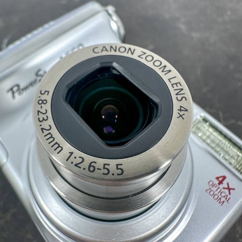 美品】Canon PowerShot A550 710万画素 光学4倍ズーム 単三電池ですぐ