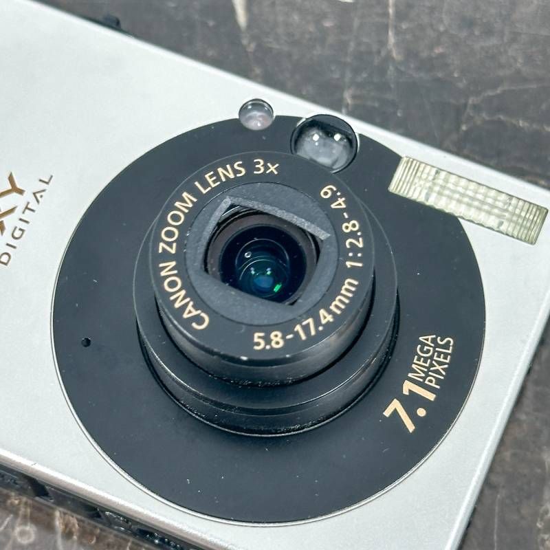 Canon IXY DIGITAL 10 ブラック 710万画素 光学3倍ズーム スリム軽量