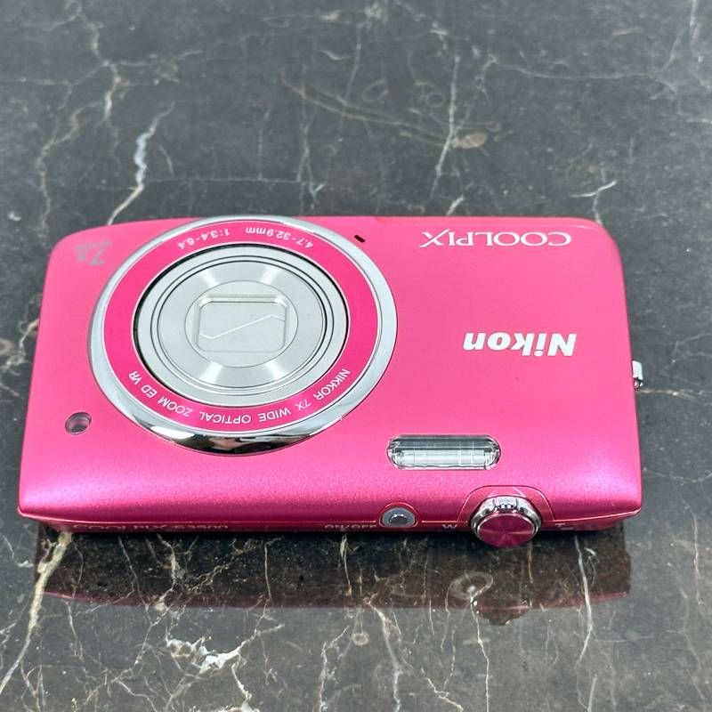 Nikon COOLPIX S3500 ピンク 2010万画素 26mm広角 光学7倍ズーム 手