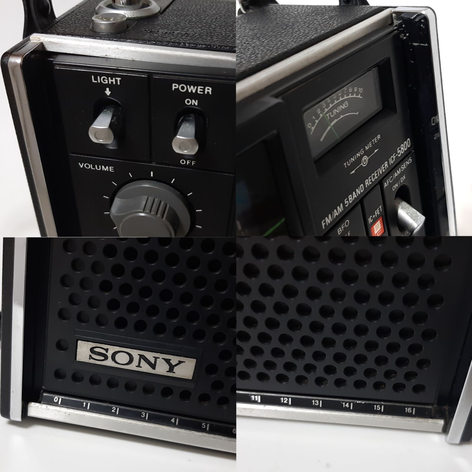 SONY ソニー ICF-5800 スカイセンサー5800 5バンドラジオ ジャンク