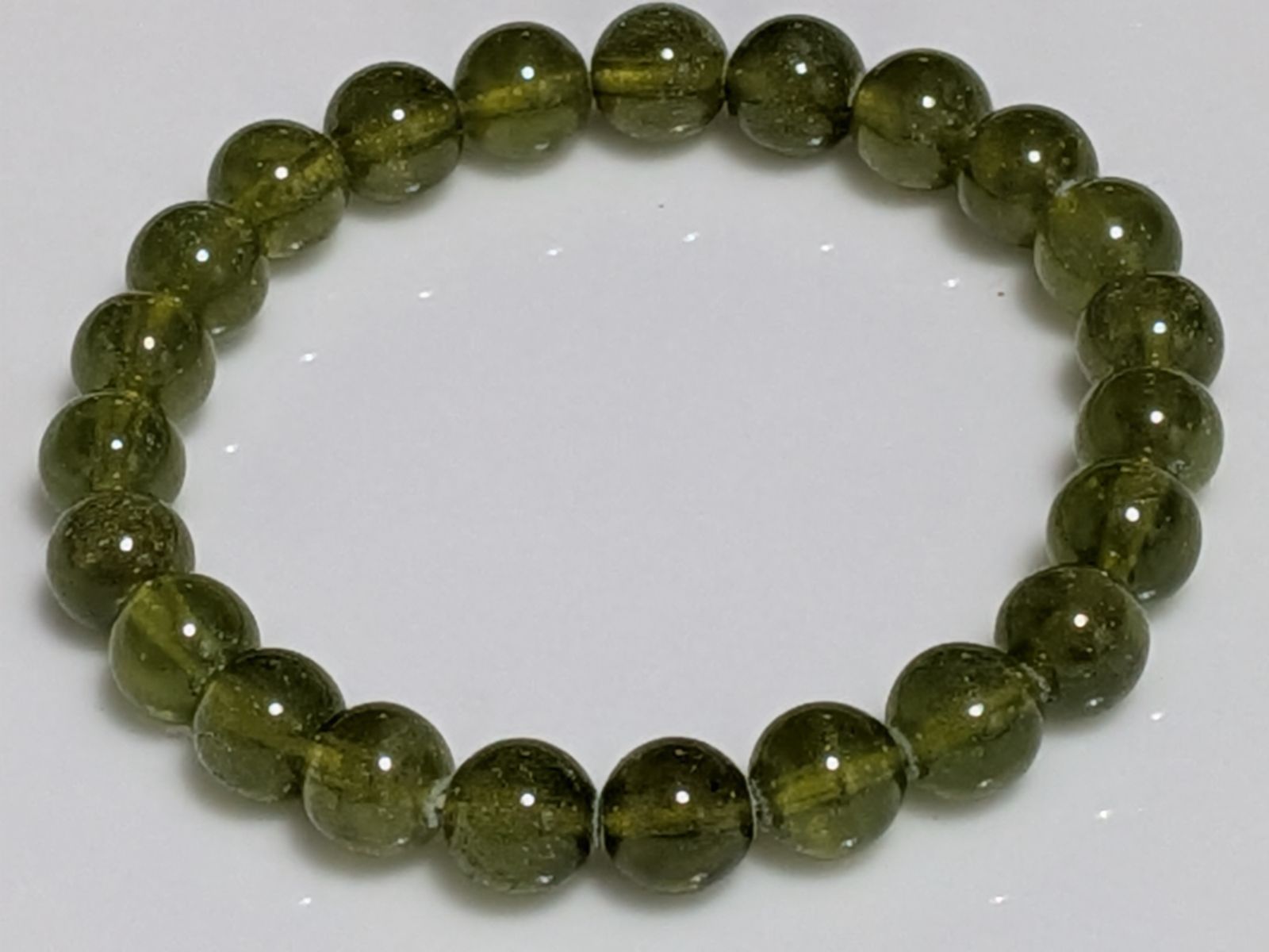 パワーストーン 天然石 ベスビアナイト ブレスレット 8 mm 14 cm No 566