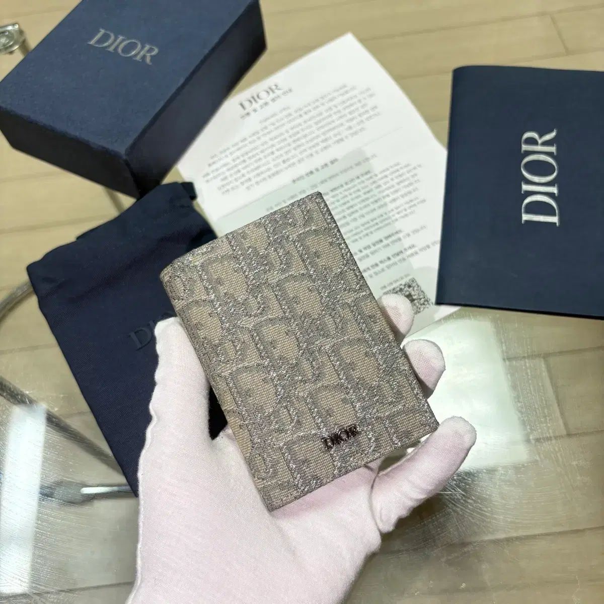 モデル フルセット|ほぼ ディオール オブリーク ルテニウム オーガナイザー