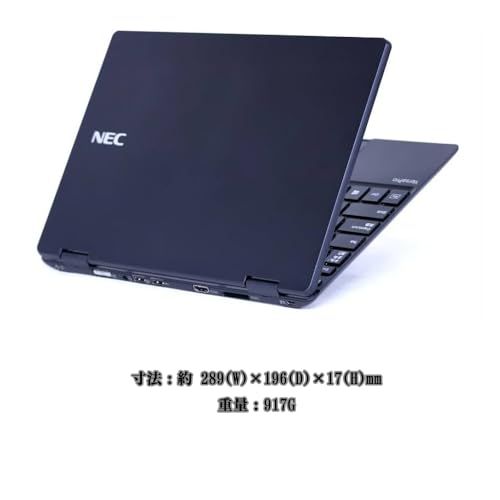 整備済み品 NEC 12 5型 917 g 軽量 ノートPC VH ノートパソコン Windows 11 MS Office H B 2019 第8世代 Core M 3 8100 Y HDMI WIFI カメラ 4 GB SSD 128 s