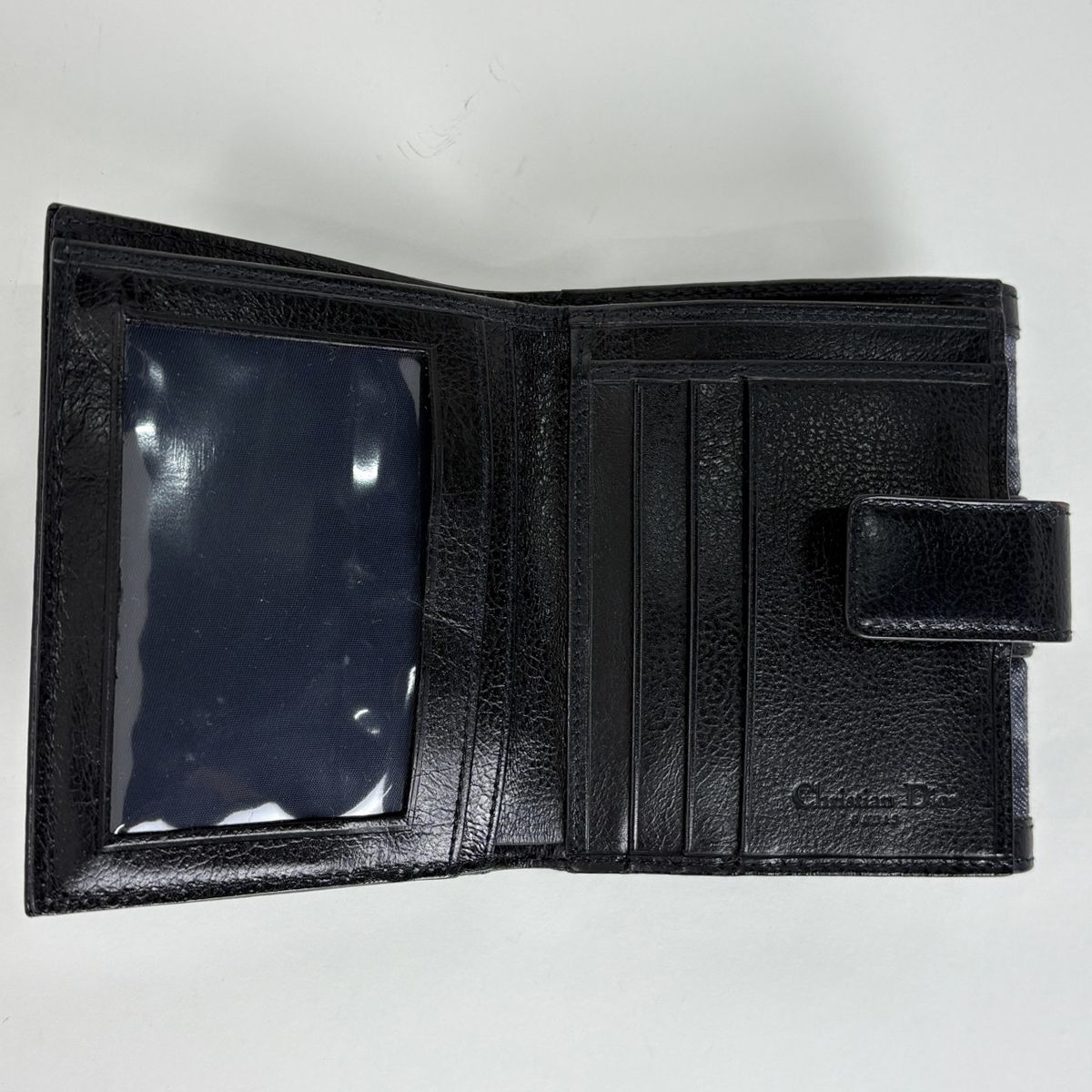 クリスチャンディオール Christian Dior トロッター柄 二つ折り財布