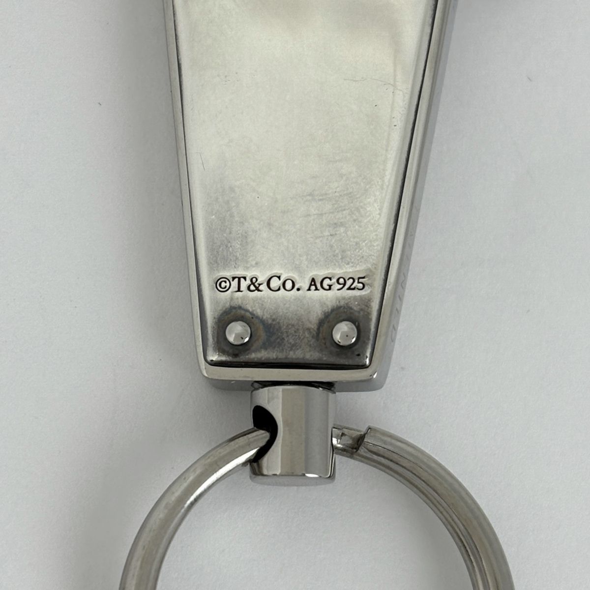 ティファニー TIFFANY&Co. 1837 バレット キーホルダー キーリング