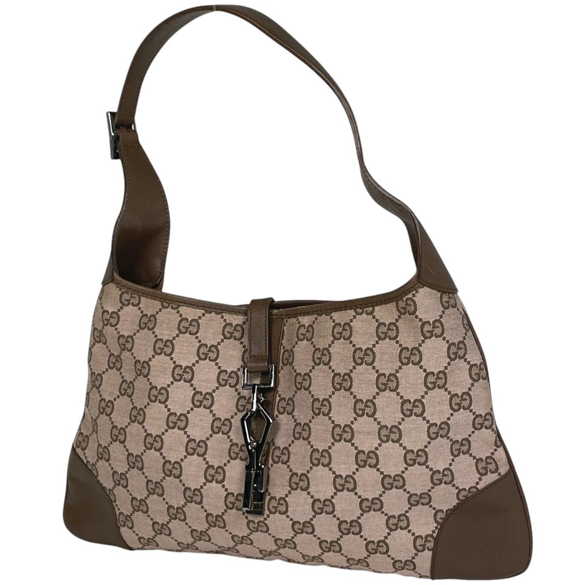GUCCI グッチ GGキャンバス GG柄 ショルダーバッグ ブラック グッチ 