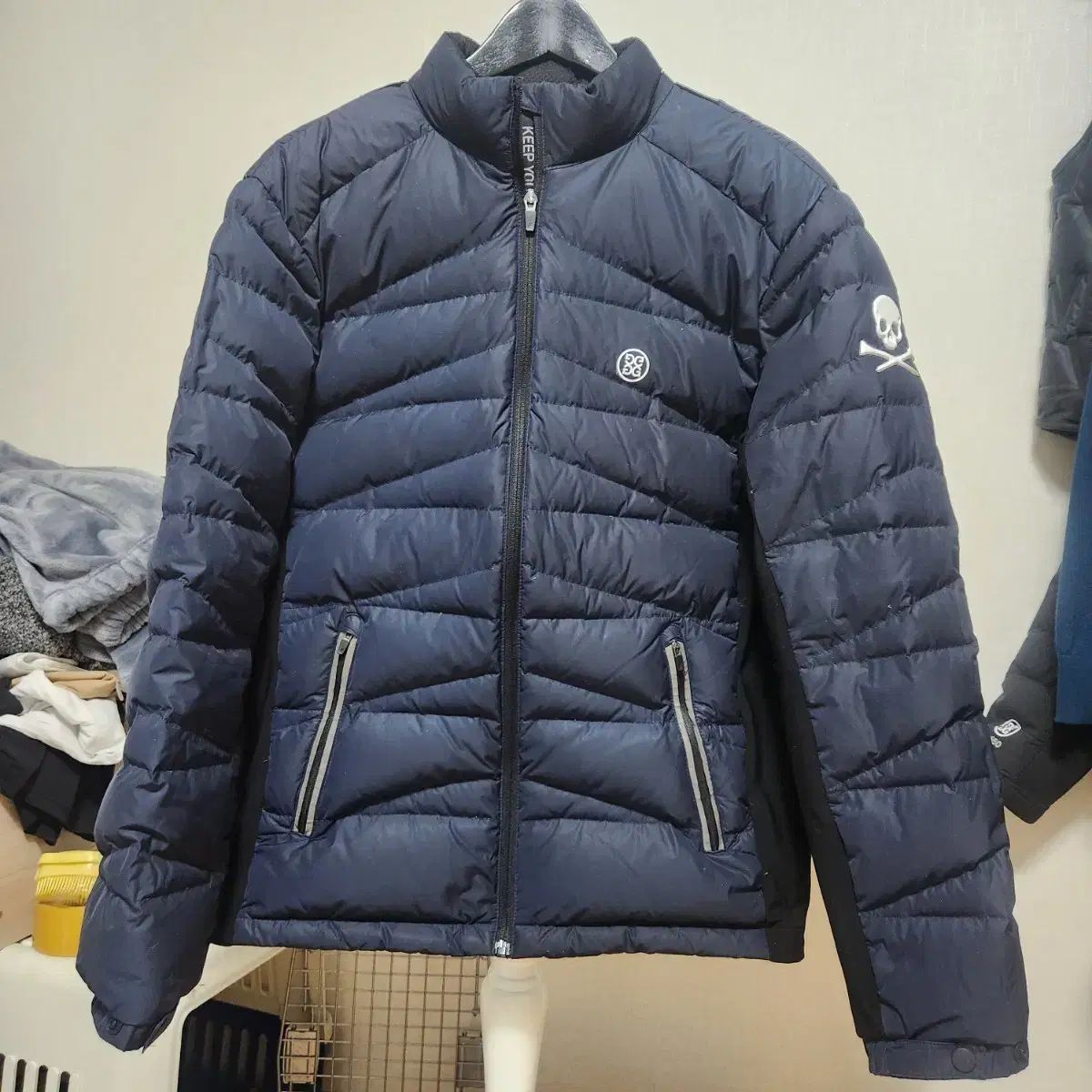 G FORE メンズ SWING ダウン ネイビー L 56 X 67 cm