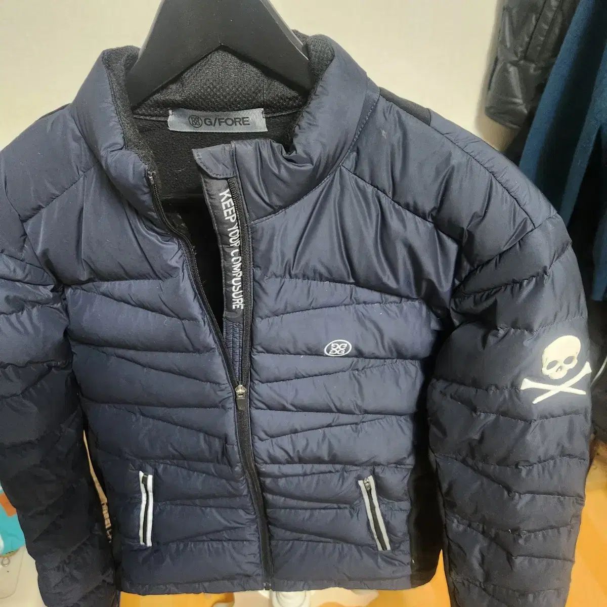 G FORE メンズ SWING ダウン ネイビー L 56 X 67 cm その他 メンズウェア ゴルフ