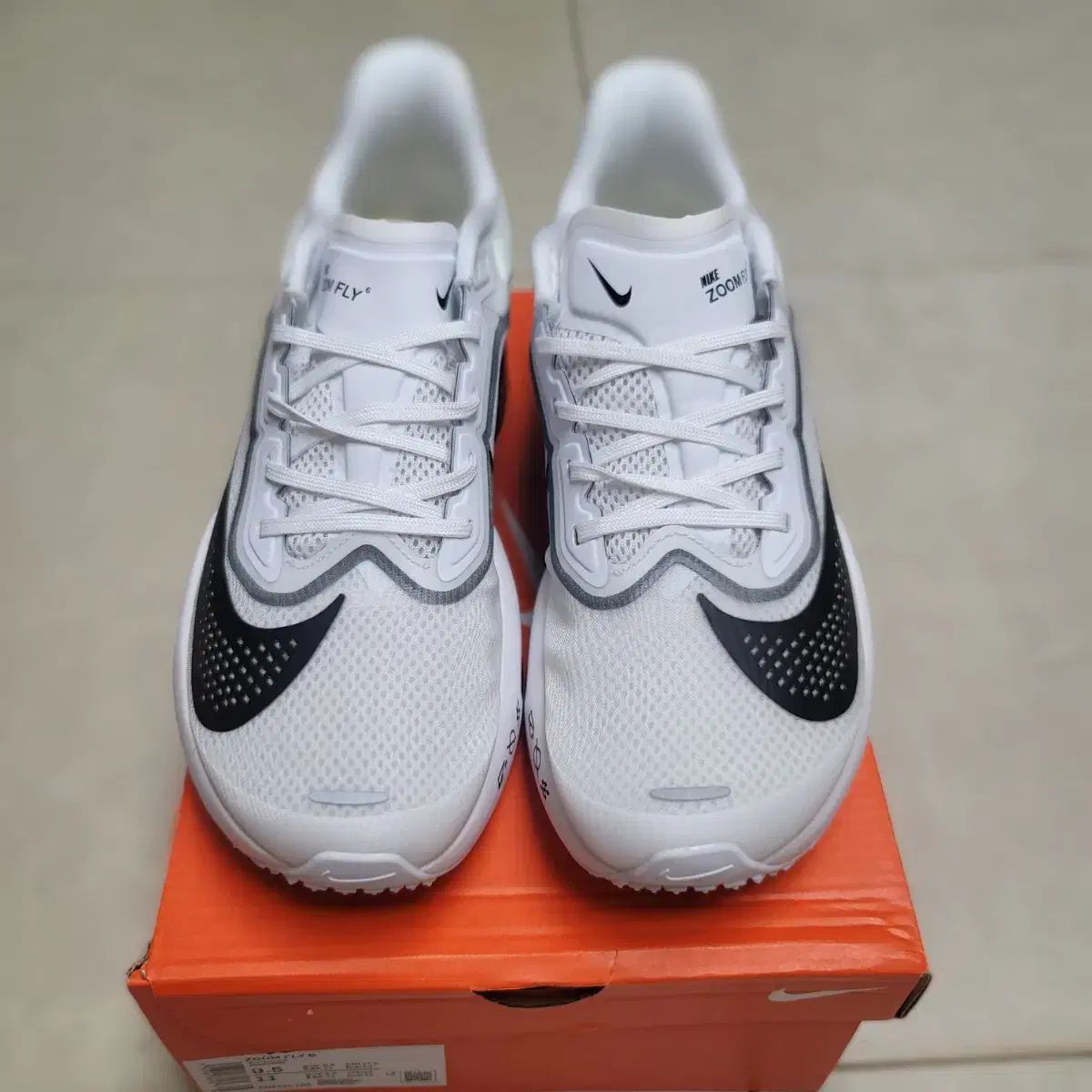 ナイキ ズーム フライ 6 白 ブラック 275 mm