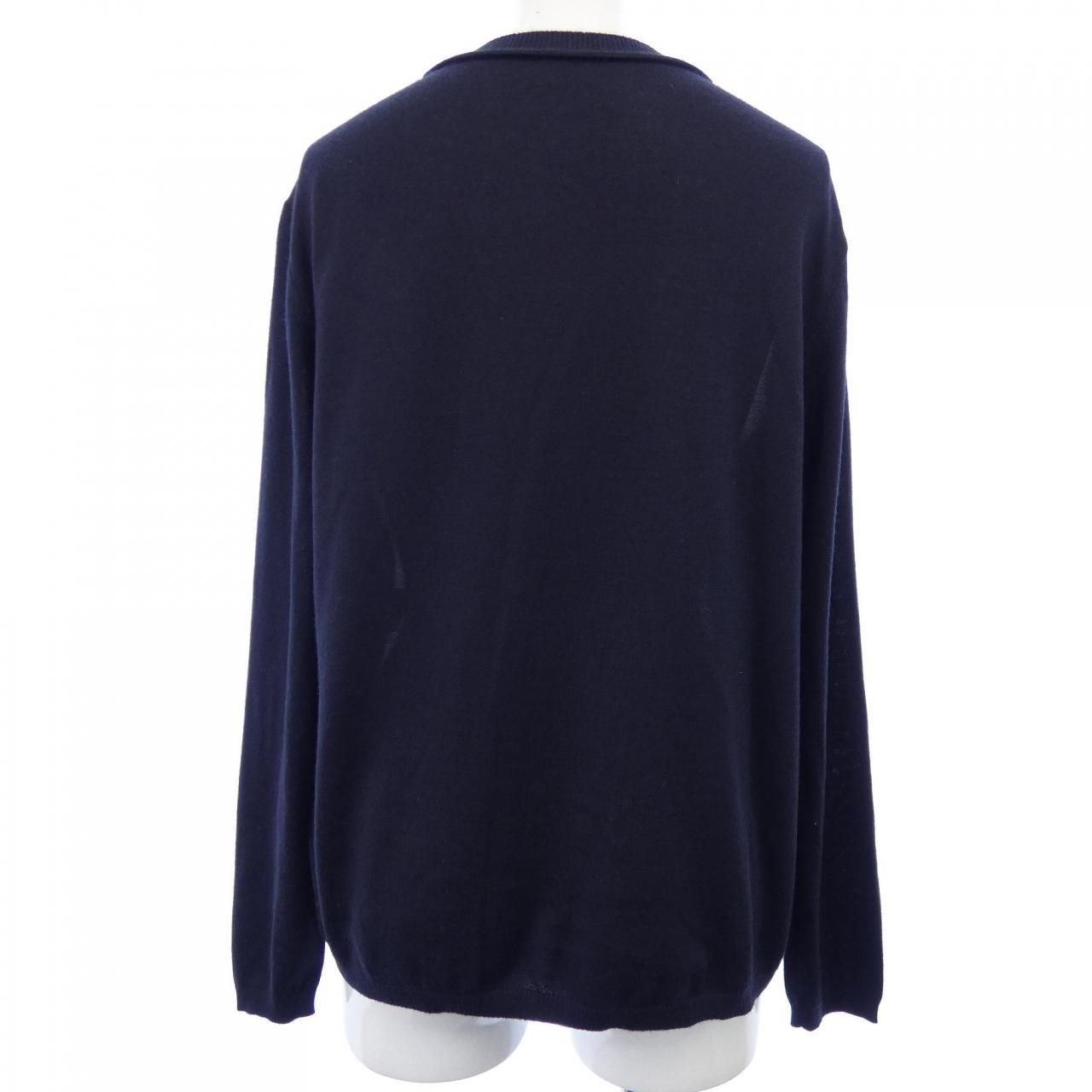 エルメス HERMES CAVAL CADOUR 76-7769 ツイルレーヌ カーディガン