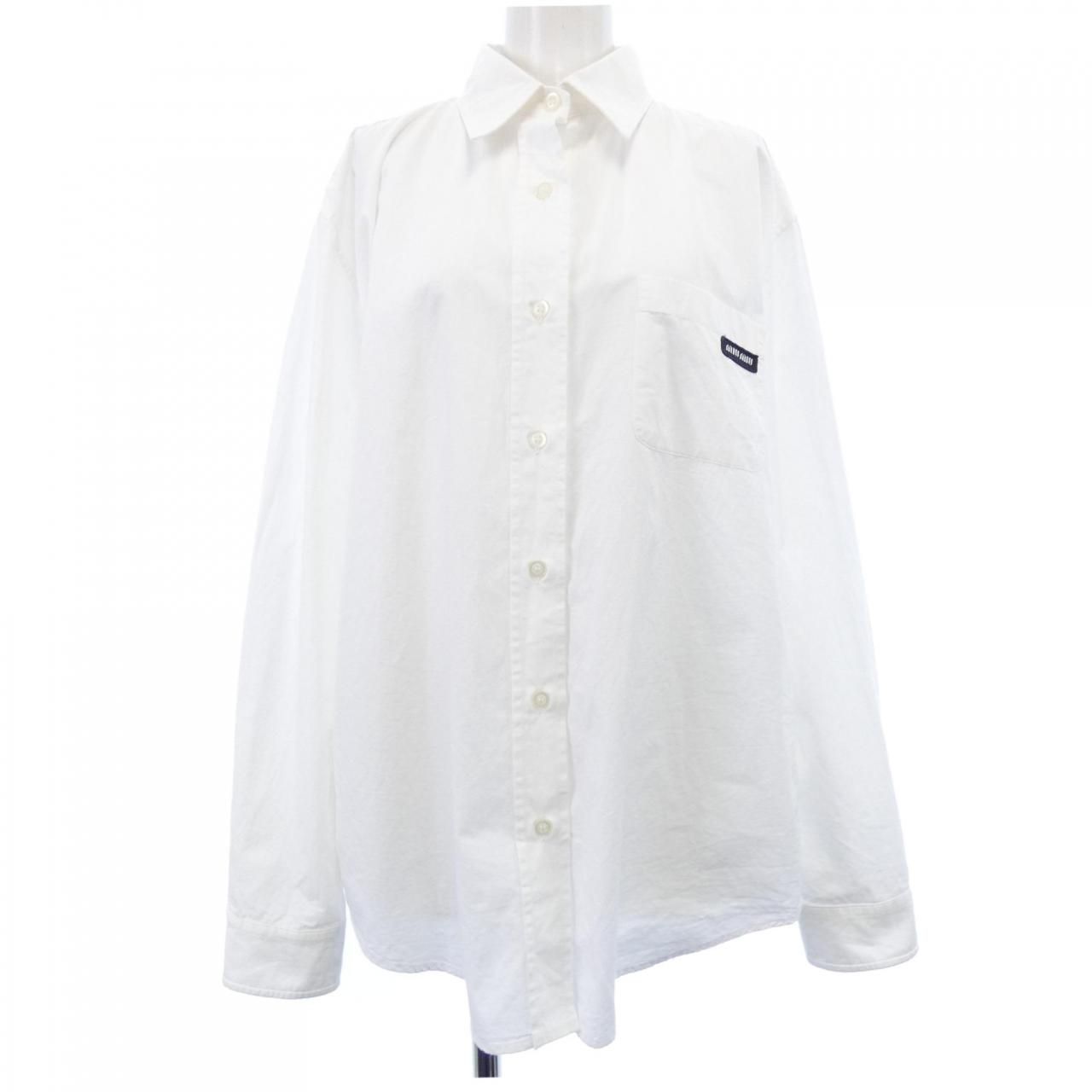 ミュウミュウ MIU ロゴ DNA 067 SOOO 10 RG シャツ