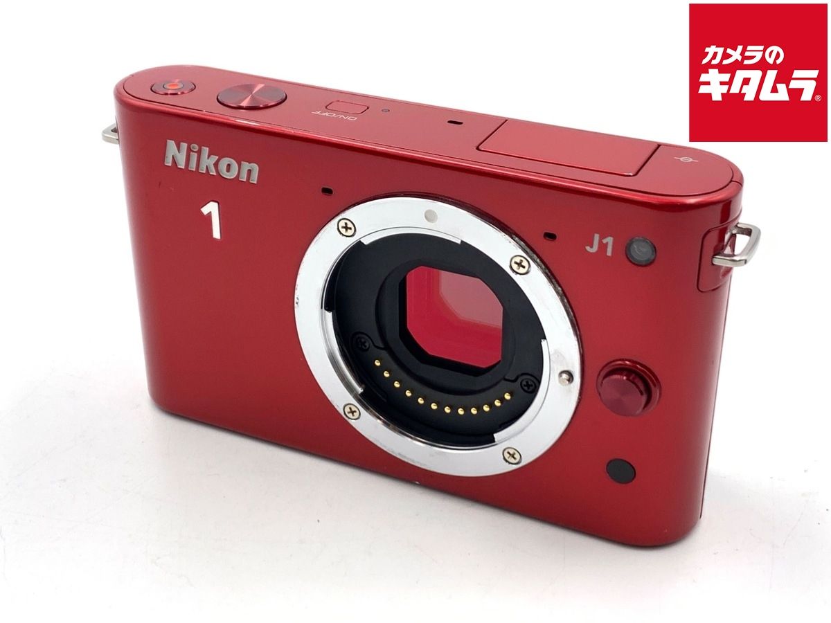 並品 ニコン Nikon 1 J ボディ レッド