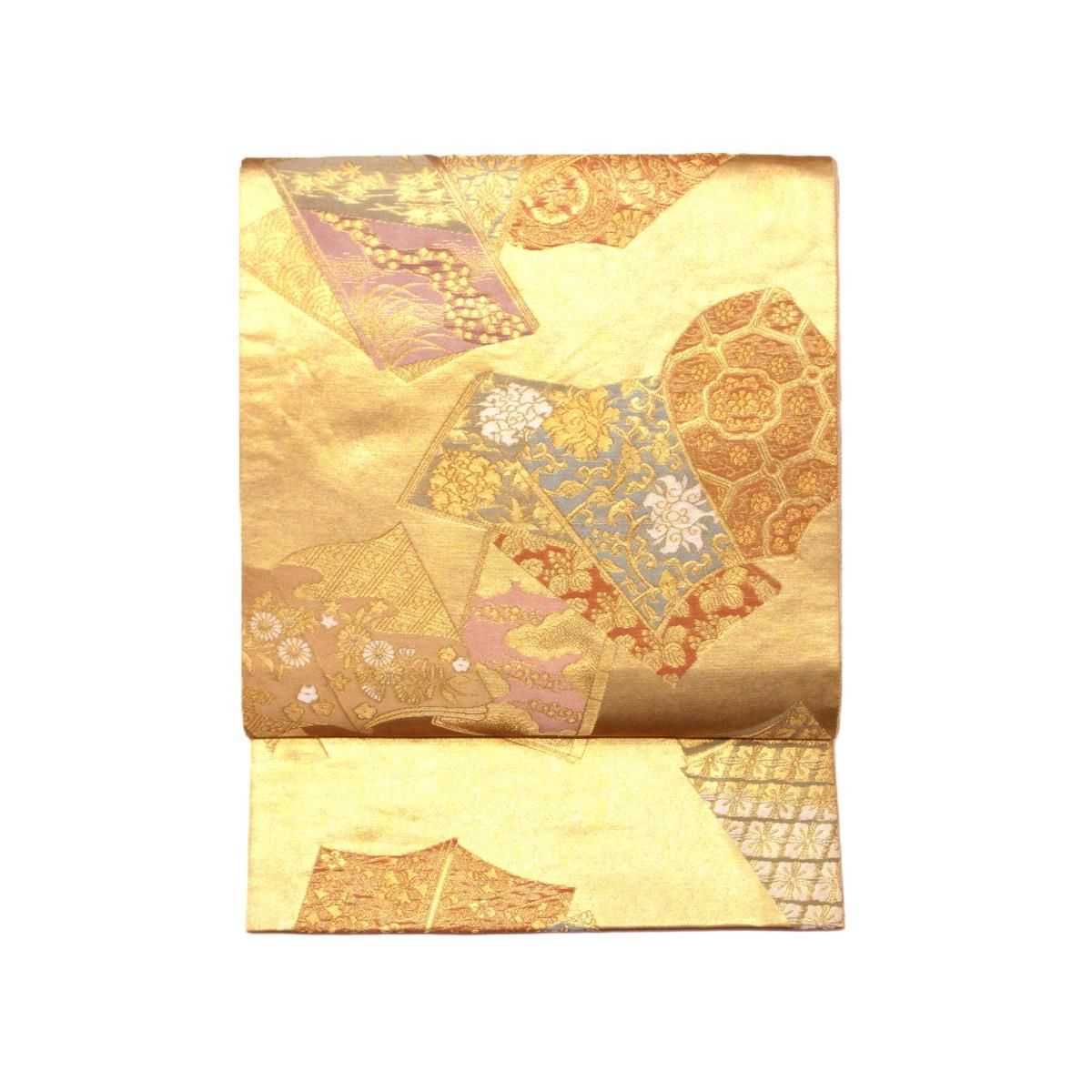 箔屋清兵衛袋帯 袋帯 皇錦 箔工房 伝統工芸士 箔屋清兵衛 廣志 本金箔 草木染 金糸