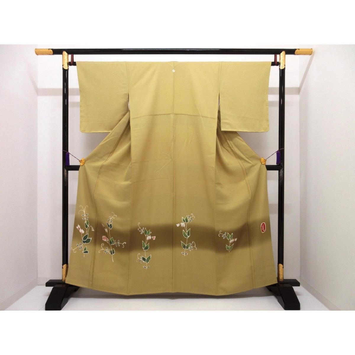 色留袖 訪問着兼用 臈纈染 桔梗