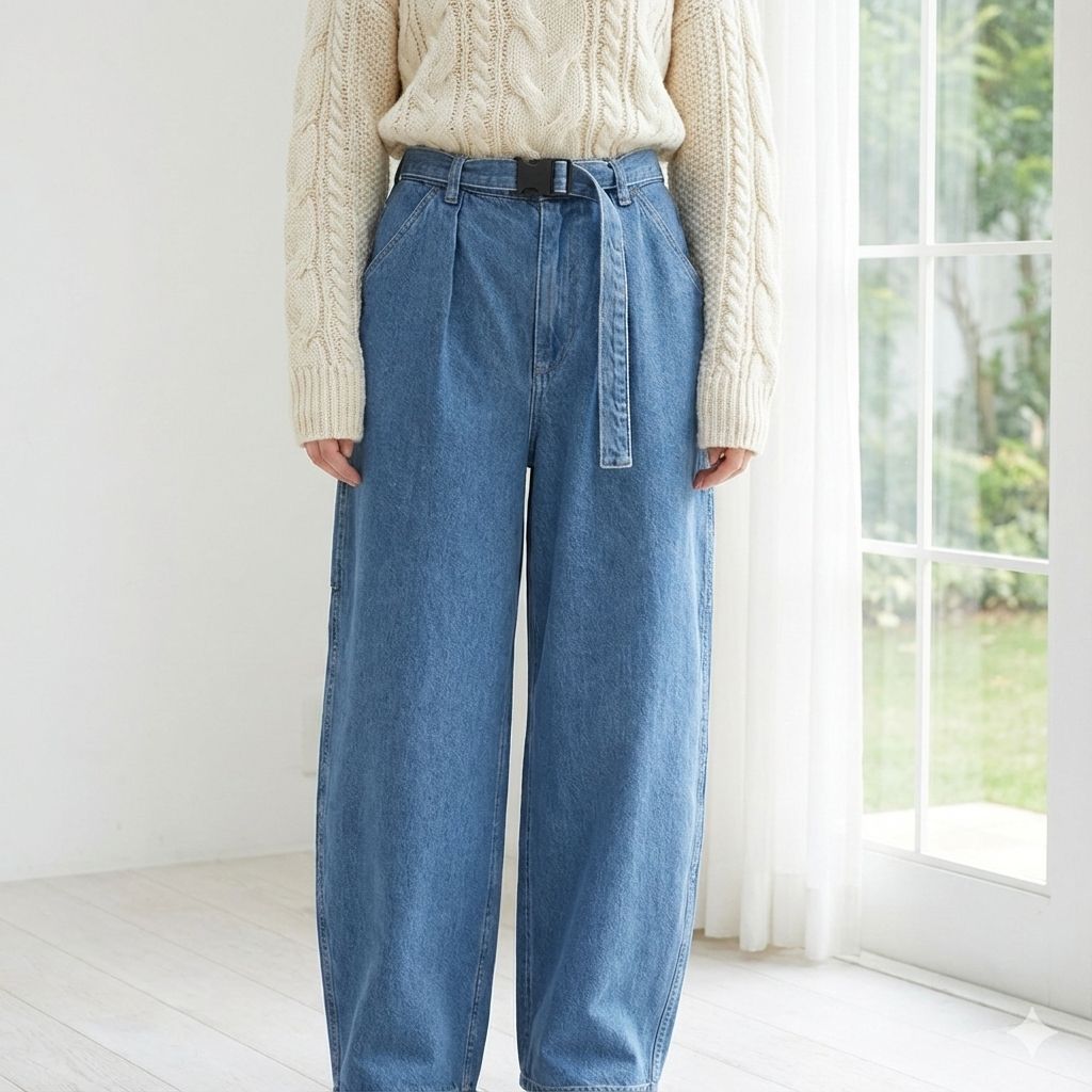 PHEENY Vintage denim painter pants 2 INDIGO インディゴ ブルー フィーニー ヴィンテージデニムペインターパンツ