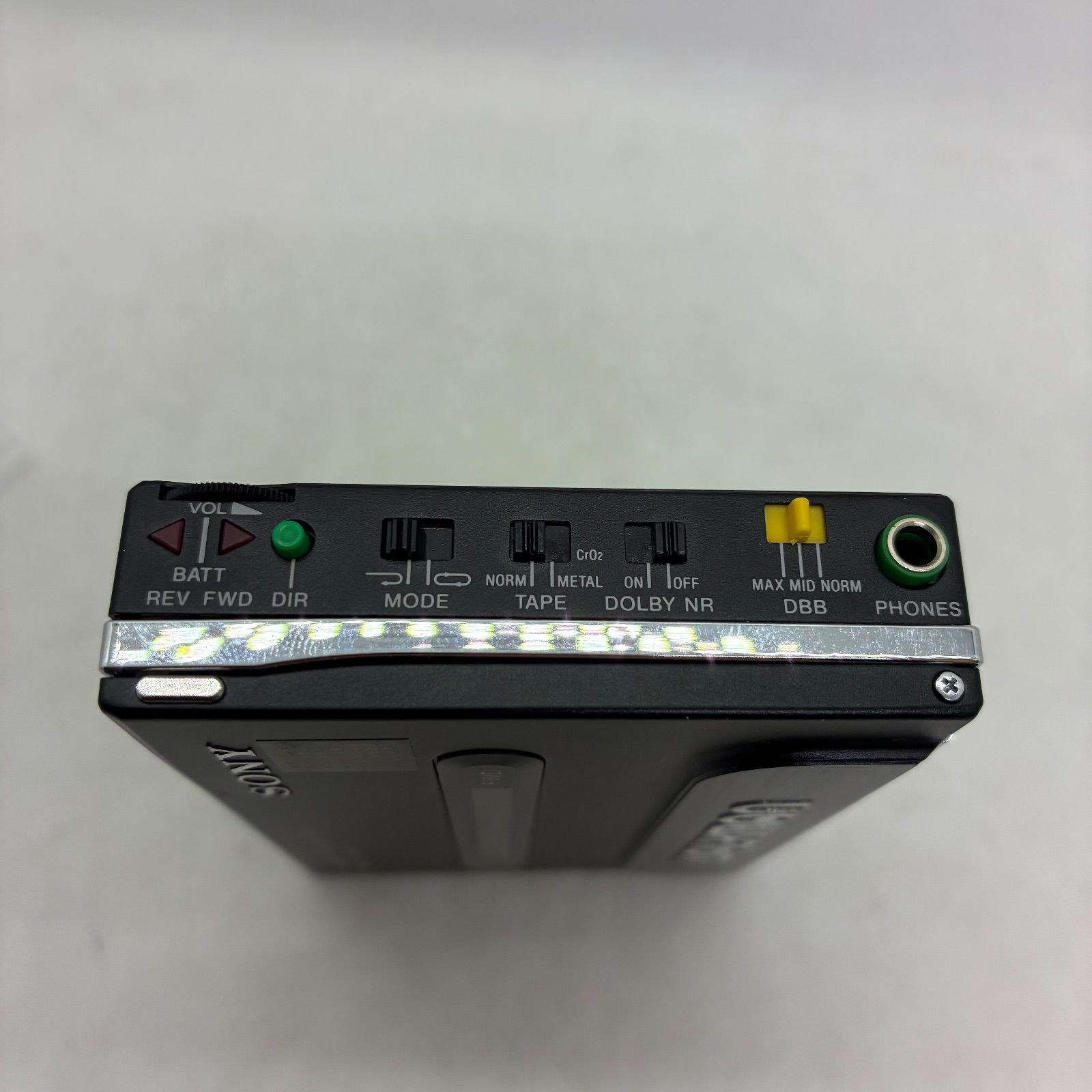 ジャンク】SONYソニー WALKMAN カセットプレーヤーWM-501 保護カバー