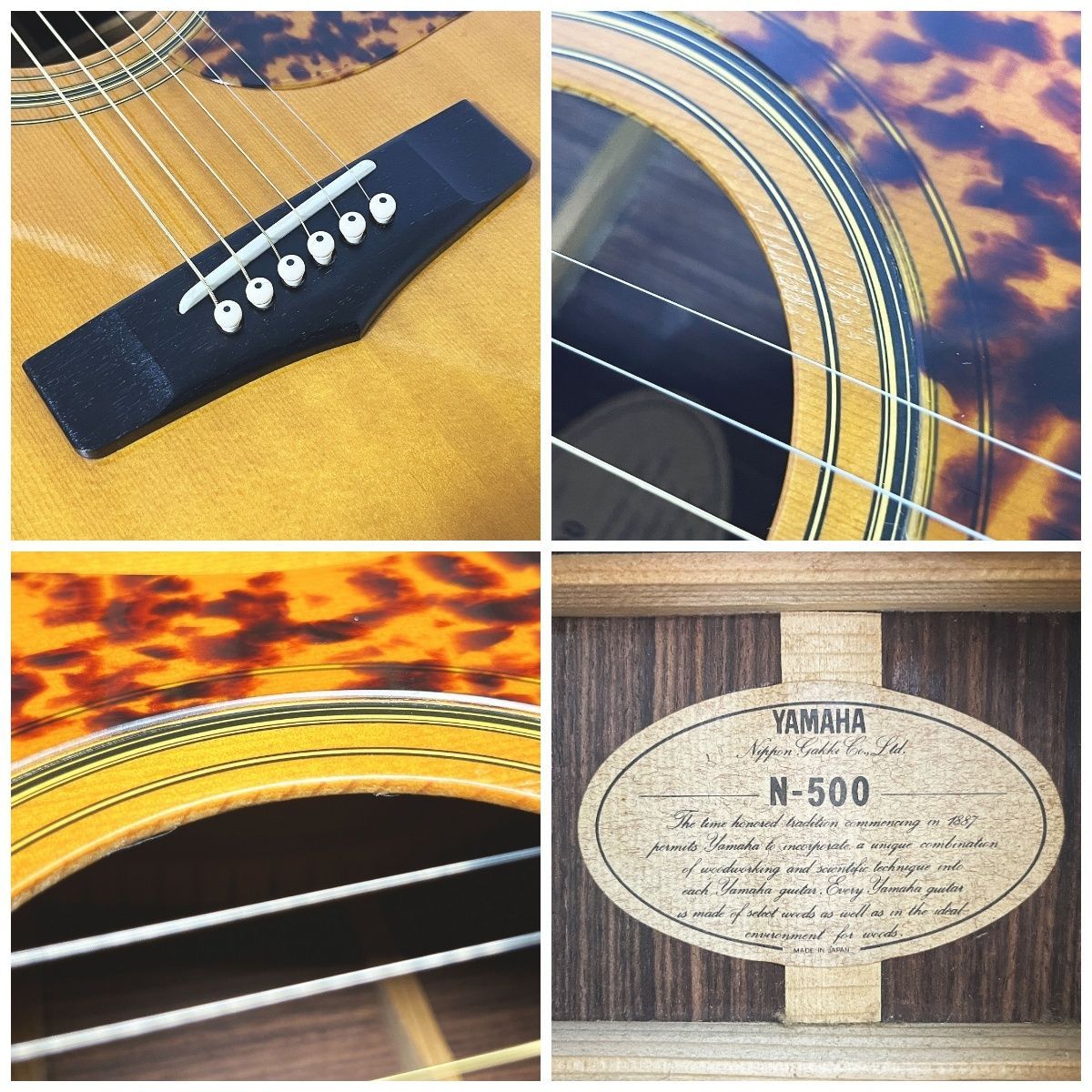 YAMAHA アコースティックギター N-500 中島みゆきモデル YAMAHA/ヤマハ アコースティックギター N-500 中島みゆき