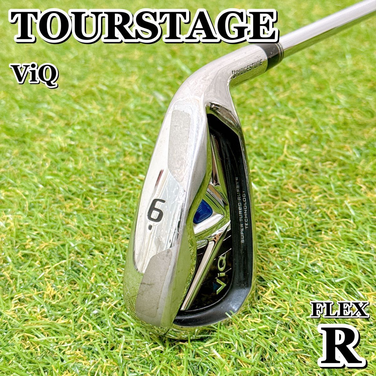 TOURSTAGE ツアーステージ ViQ 6番アイアン スチール フレックスR 男性