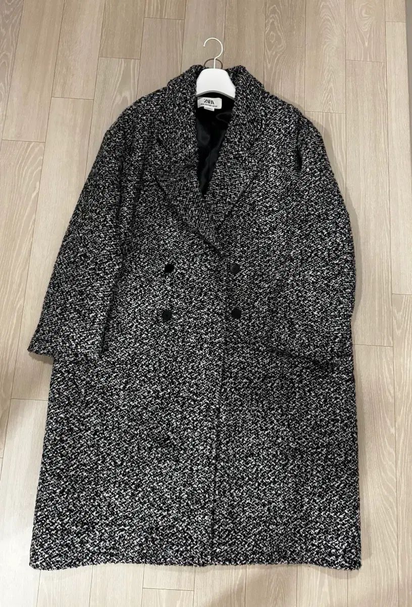 ザラ ヘリンボーン ダブル コート S-M