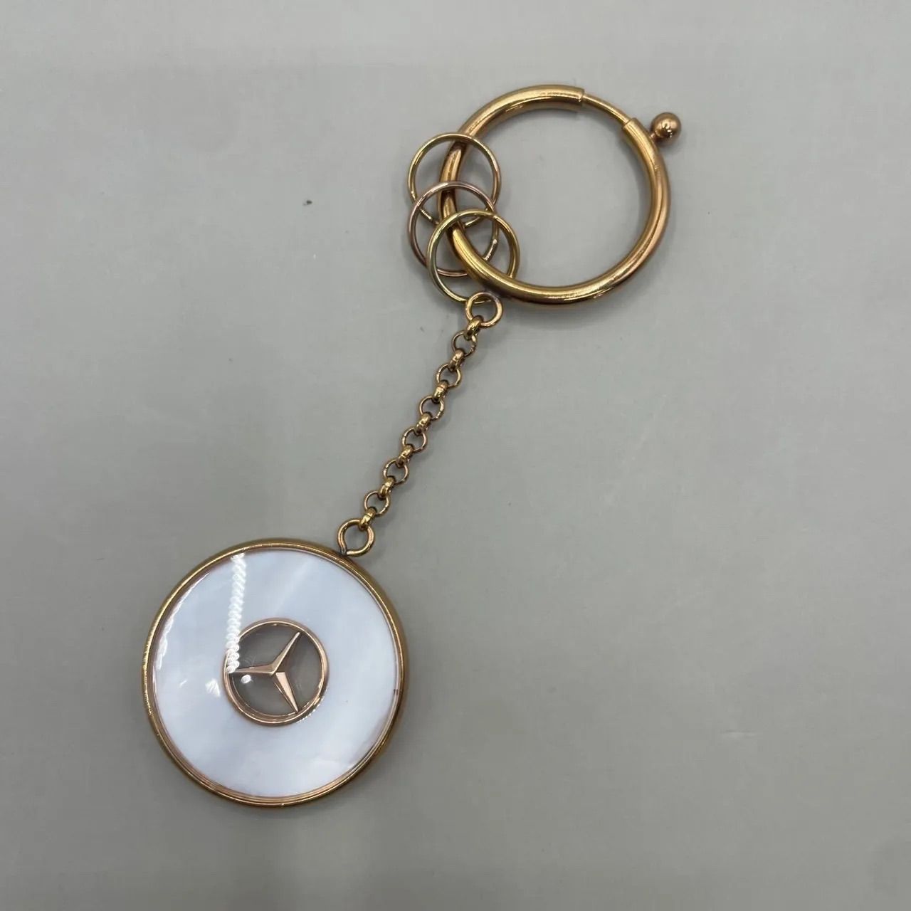 未使用級 Mercedes-Benz メルセデスベンツ キーホルダー キーリング 