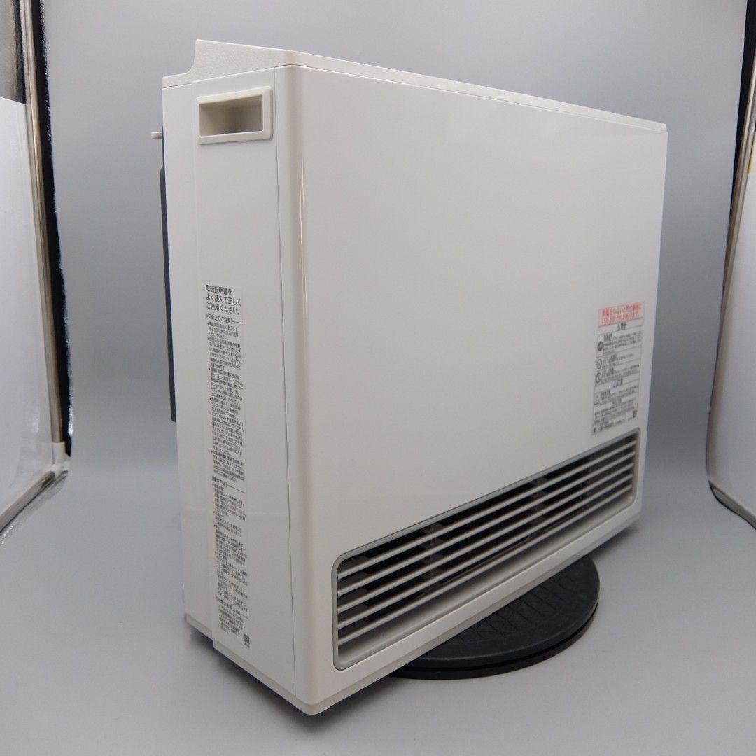 リンナイ　ガスファンヒーター　中古美品　RC-U5801PE 22年 リンナイ ガスファンヒーター RC U5801 PE-WH 美品 - メルカリ