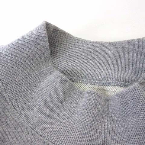 美品CLUBHAUS ハイネックスウェットグレー XL クラブハウス CLUBHAUS ハイネック スウェット トレーナー Highneck