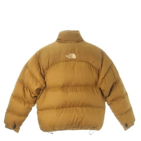 ザノースフェイス THE NORTH FACE 海外ノース ダウンジャケット 700フィルパワー スタンド ロゴ刺繍 アウトドア M 茶 ブラウン CK 8 GY 01